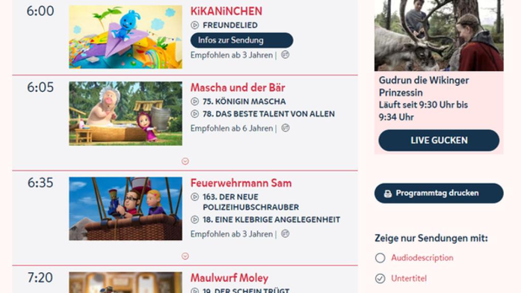 Untertitel bei KiKA | Rechte: KiKA Auf kika.de kannst du dir Videos mit Untertitel (UT) über einen Filter anzeigen lasssen.