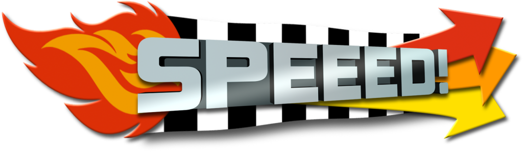 Logo: "Speeed!"