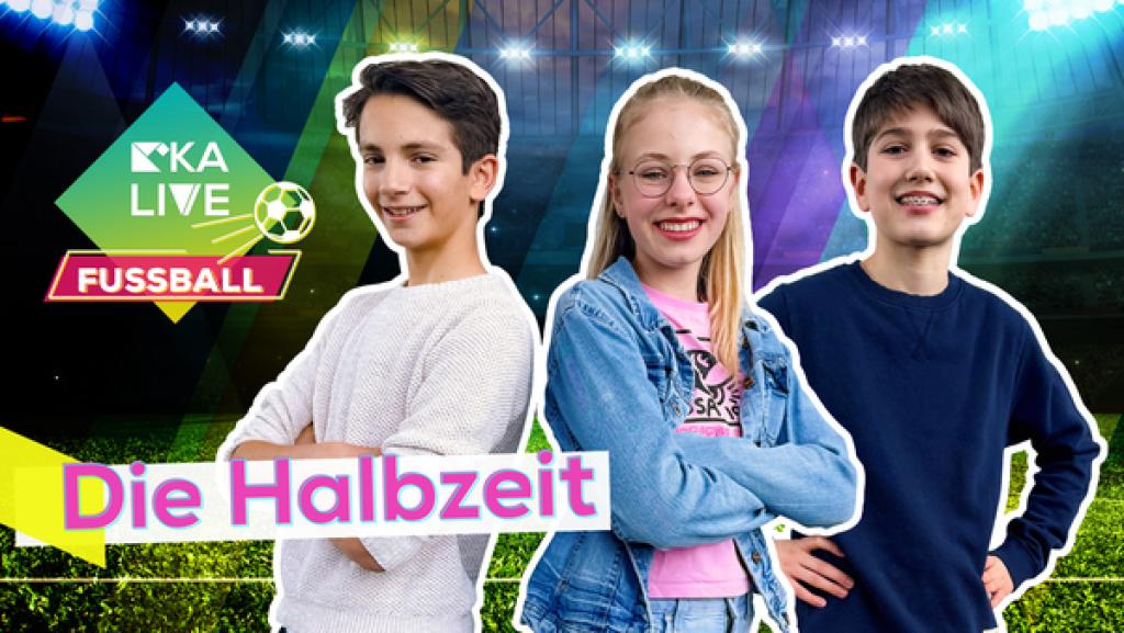 Die Halbzeit mit Lea, Dimi und Niklas | Rechte: KiKA / Rafael Bies / Colourbox