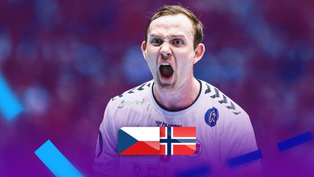 Norwegens Simen Lyse wirft aufs Tor 