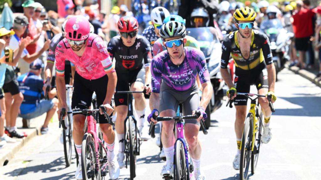 Die Ausreißergruppe der sechsten Etappe