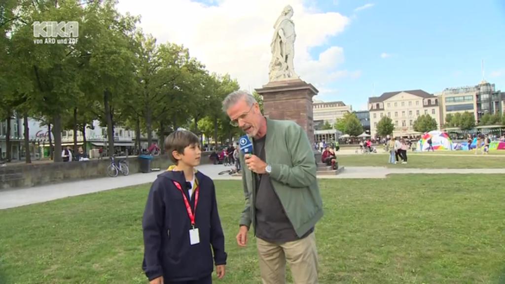 Ivo bei der Deutschland Tour | Rechte: KiKA