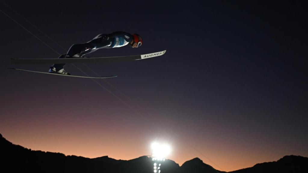 Stephan Leyhe während der Qualifikation in Oberstdorf