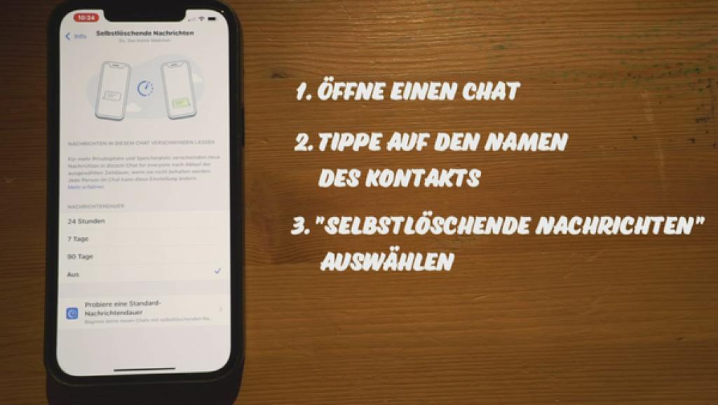 Wie löschen sich Chatnachrichten selbst? | Rechte: KiKA