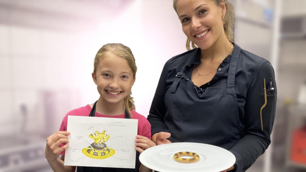 Tigerenten-Reporterin Emilia bei Patissiére Sophie Mussotter