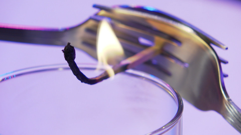 Wie lange brennt das Sreichholz?