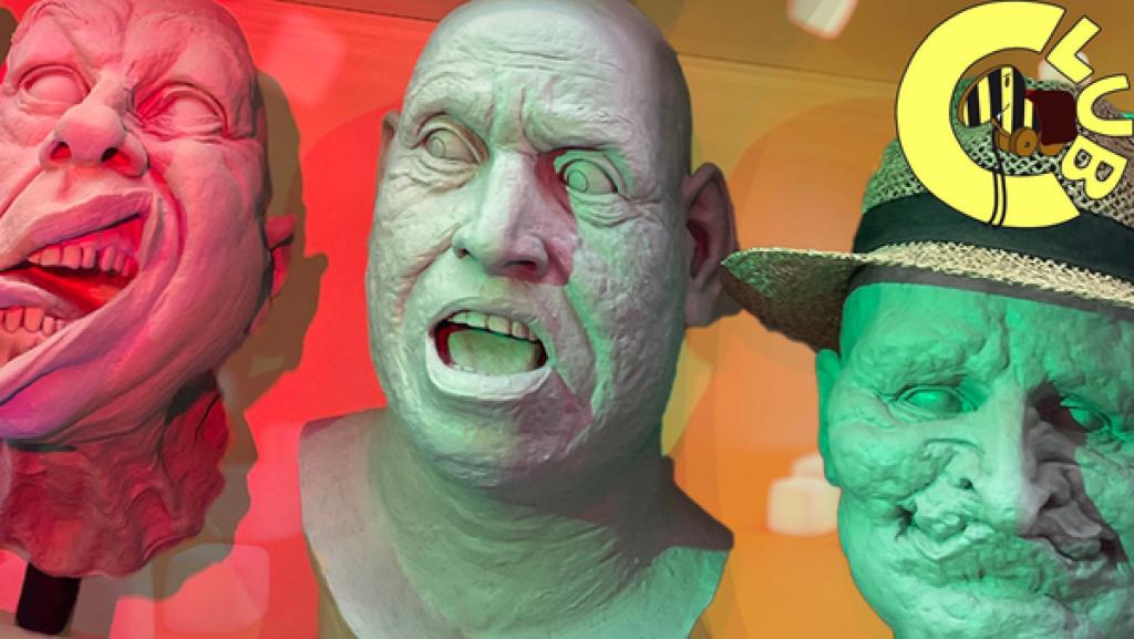 Gruselmasken von Puppenbauer Jörg Steegmüller