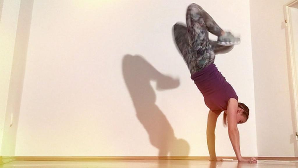 Mira beim Rope Skipping