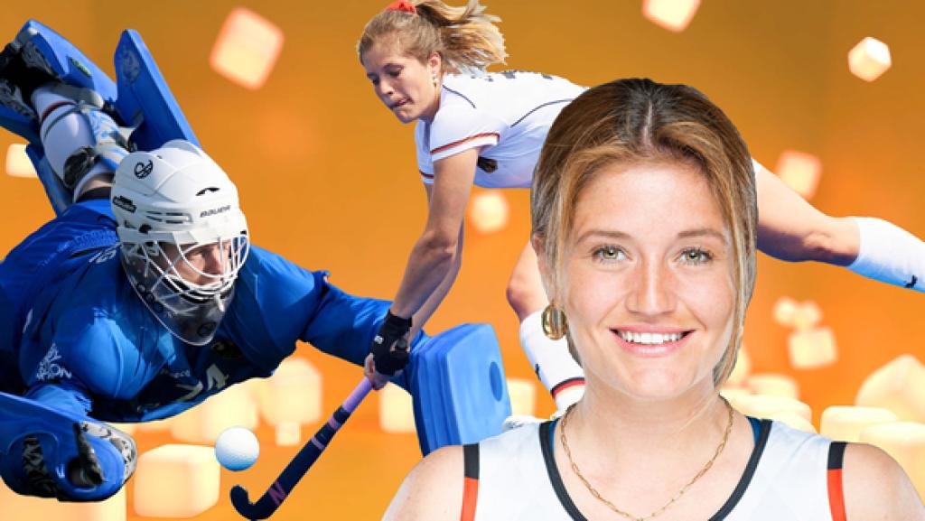 Sonja Zimmermann und Torhüter Jean-Paul Danneberg