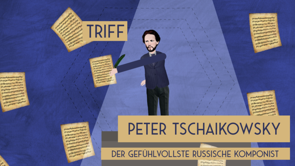 Triff Peter Tschaikowsky - Den gefühlvollsten Komponisten Russlands. | Rechte: KiKA Triff Peter Tschaikowsky - Den gefühlvollsten Komponisten Russlands. | Rechte: KiKA