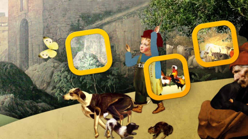 Triff Spiel Wimmelbild
