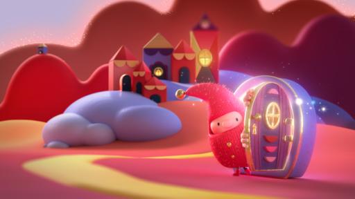 Advent bei KiKA | Rechte: KiKA Ein KiKA-Wichtel schaut durch eine Tür