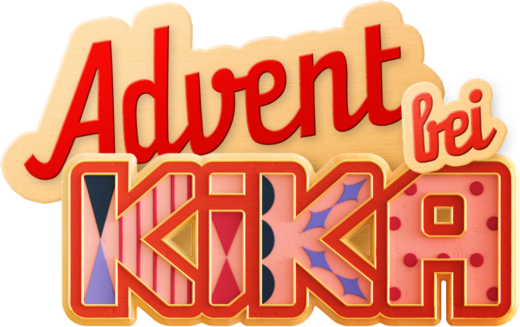 Schriftzug: Advent bei KiKA