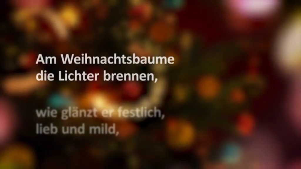 Am Weihnachtsbaum die Lichter brennen | Rechte: KiKA Liedtext: Am Weihnachtsbaum die Lichter brennen