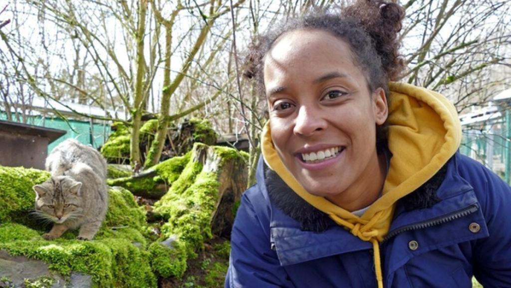 Wie wild ist die Wildkatze? | So nah würde Pia einer Wildkatze in der Wildnis nicht kommen. Aber im Wildkatzendorf Hütscheroda sind die scheuen Waldtiere an Menschen gewöhnt.