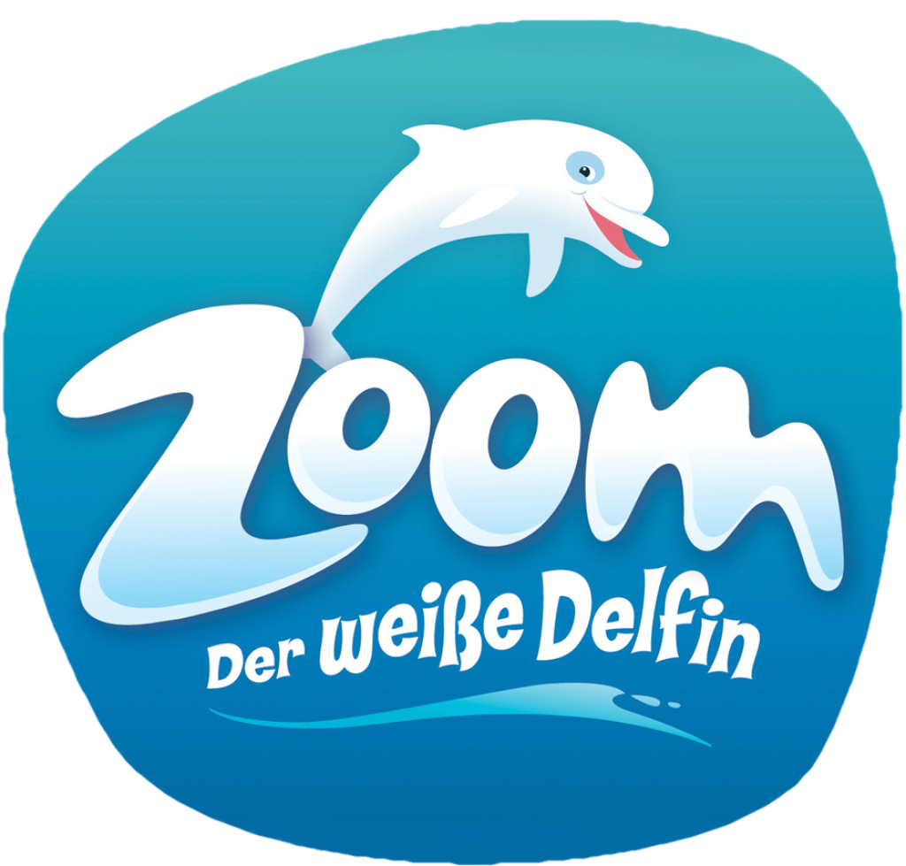 Logo: "Zoom - Der weiße Delfin" 